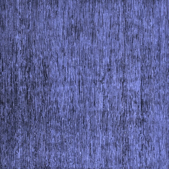 Ahgly Company Indoor Square Abstract Blue Modern Area Rugs, 5' Square