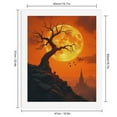 thumbnail image 2 of Paint by Numbers Kit for Adults, Orange Moon Silhouette Scene Paint by Numbers, Easy Paint by Numbers Kit for Adults Beginner, DIY Adult Paint by Number Kits on Canvas, Home Decor, 2 of 7