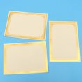 thumbnail image 1 of HAMPPLIES 12 Sheets Printing Paper Certificate Paper Golden Text Smooth Edges Employees, 1 of 7