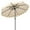 Beige, variant on Costway 9 FT Patio Umbrella 2-Tier Market Table Umbrella with Sun-Protective Canopy Gray