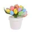 thumbnail image 2 of Easter 12cm Egg Pot Creative Egg Pot Outdoor Garden Easter Decorations Wall Decor Table Centerpiece Maintenance Free Fade Resistant Diy Craft Decoration Durable Material Reusable Decoration Ornament, 2 of 5