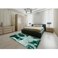 thumbnail image 4 of Ahgly Company Indoor Rectangle Abstract Northern Lights Blue Abstract Area Rugs, 7' x 10', 4 of 6