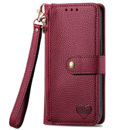 MZCHENYI phone case for VIVO Y55 5G Zipper pocket wallet with shoulder strap, PU leather stand flip cover accessory wallet protective cover