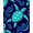 Blue, Pattern 2, variant on ODIKA 4x6 Machine Washable Non-Slip Area Rug, Tropical Marine Life Underwater Decorative High Traffic Rug, Blue, 680760