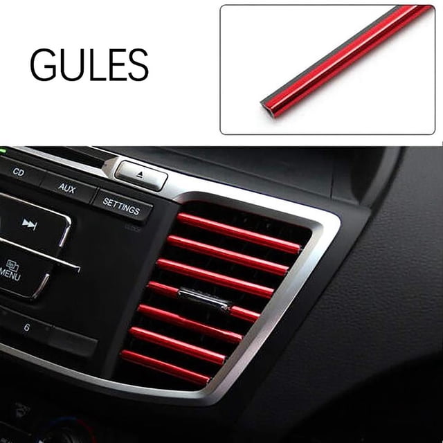 EGNMCR Car-conditioning Outlet Decorative Strip In-car Anti-collision Strip Decorative strip