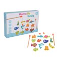 thumbnail image 2 of Juego De Juguetes De Pesca, Juguete De Pesca Magnético De Madera, Esquinas Lisas, Pintura Respetuosa Con El Medio Ambiente Para Niños Mayores De 3 Años, Desarrollo Que Juega Al ANGGREK Otros, 2 of 8