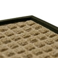 RubberCal "Nottingham" Rubber Backed Carpet Mat 3 x 5 feet Gray