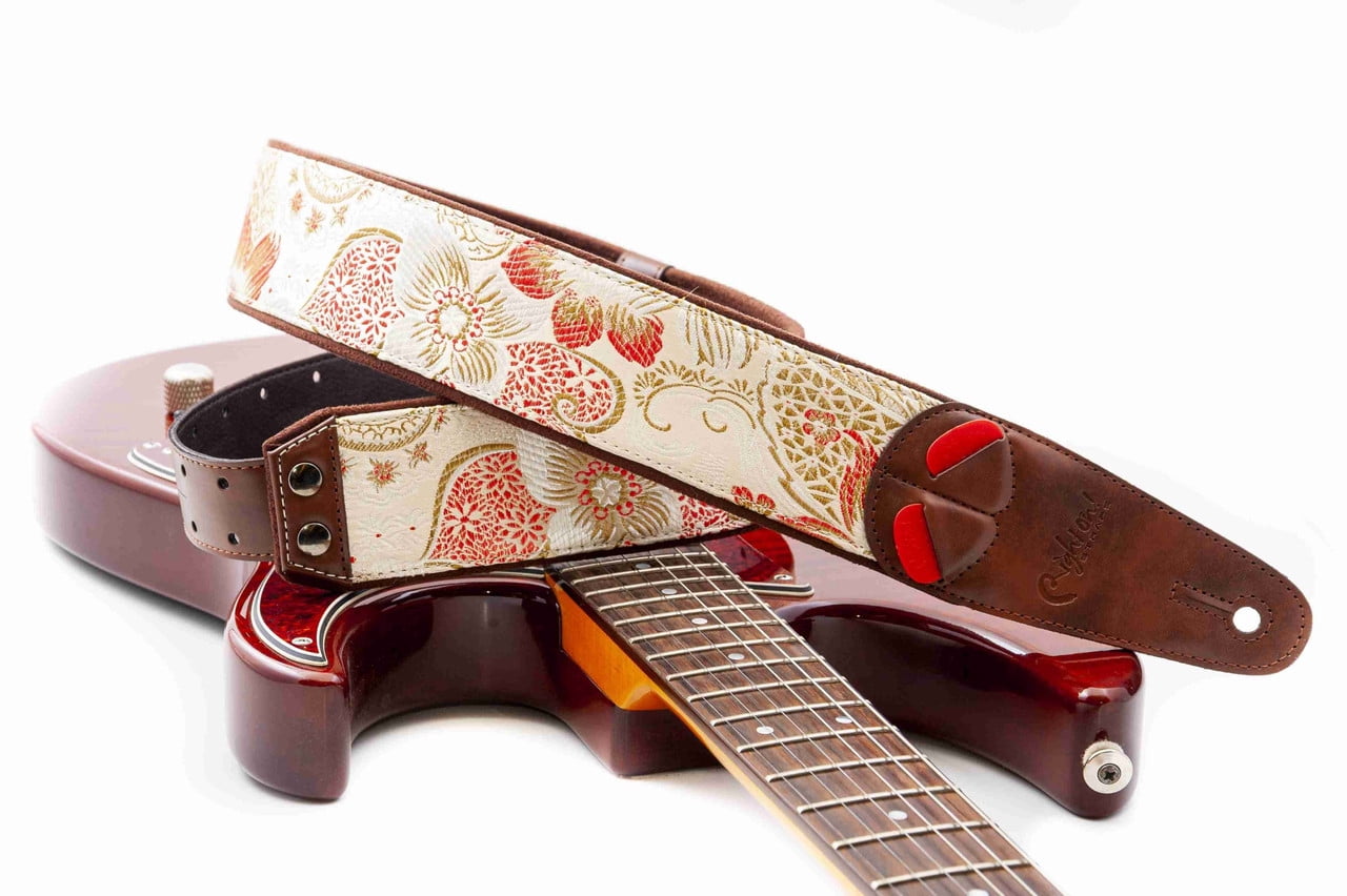 RightOn! Strap Mojo HOKKAIDO Guitar Strap Beige