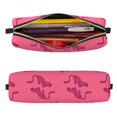 thumbnail image 2 of Rateoe Leopard Print Print Leather Pencil Case with Smooth Zipper, Compact Storage for Writing Tools & Art Supplies, 8.26" x 1.96" x 2.16", 2 of 7