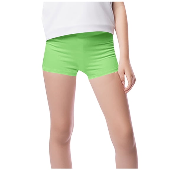 WRKEKC Shorts for Boys and Girls Unisex Solid Color Elastic Waist Casual Sport Shorts Lightweight Breathable Fabric 2-10 Years