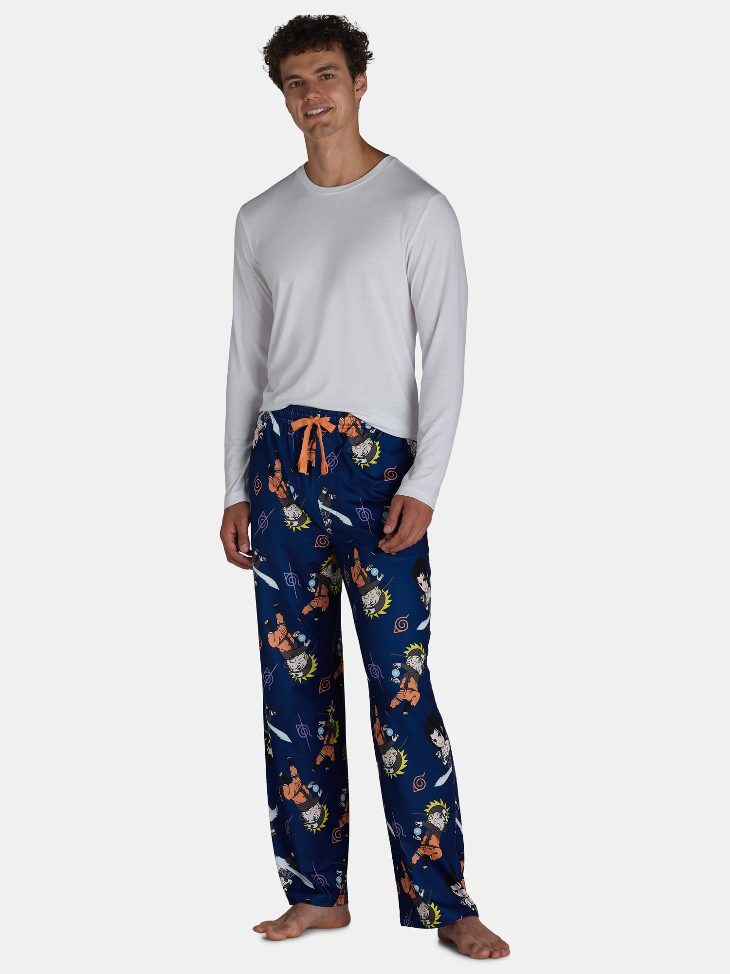 Naruto Men's Pajamas Sleep Pants, Sizes S-3XL