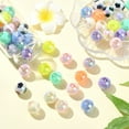 thumbnail image 6 of DanLingJewelry 100Pcs Acrylic Football Soccer Beads 16mm Chunky Round Bubblegum Sport Ball Beads for DIY Bracelets Necklaces Jewelry Making, 6 of 7