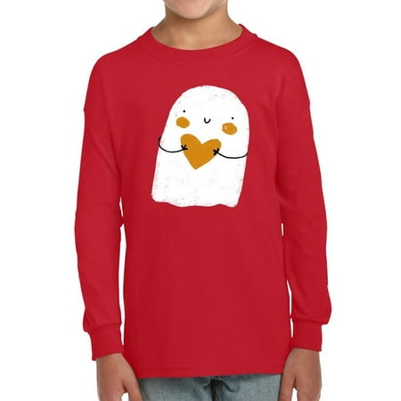 

Cute Doodle Ghost W Heart Long Sleeve Toddler -Image by Shutterstock 3 Toddler