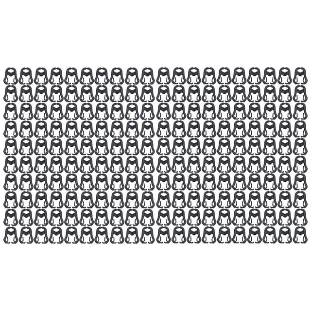 Anneau de Bec de Poulet, Pince de Bec de Poulet Réutilisable pour Élevage de Volailles pour Élevage de Poulets Type E Noir, Type Noir, S Blanc, L Blanc