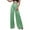 GN1, variant on Mardi Gras Full-Length Oversized Loose Fit Wide Leg High Waisted Sequin Pants for Women Green Weekend Women's Drape Fashion Casual XXL
