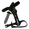 thumbnail image 2 of Promate Barracuda Blunt Tip Titanium Scuba Diving Knife (4 1/2" Blade) - KF529, 2 of 8