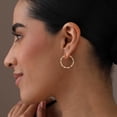 thumbnail image 2 of LeCalla 925 Sterling Silver Twisted Intertwining Hoop Earrings, 2 of 7