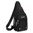thumbnail image 4 of Bolso bandolera Yinane Bolso de almacenamiento Hombro para correr Negro, 4 of 8