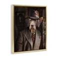 thumbnail image 3 of Stupell Industries Victorian Classic Dog in Suit Gold Floating Frame Canvas Art, 25 x 31, by Karen Burke, 3 of 8