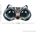thumbnail image 2 of Bonita máscara para dormir 3D con diseño de animal, para gatos y perros, ideal para niños, niñas, mujeres y adultos (American Shorthair), 2 of 4