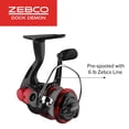 Zebco Dock Demon Spinning Reel and Fishing Pole Combo, 30-Inch Rod, 1 ...