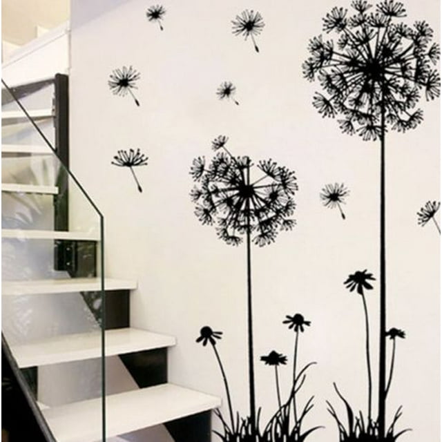 Gupgi Removable Vinyl Quote Dandelion Wall Sticker Decal Mural Home Room Decor