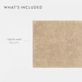thumbnail image 4 of Noble Linens Reversible Cotton Bath Mat, 24 in x 17 in, Tan, 4 of 10