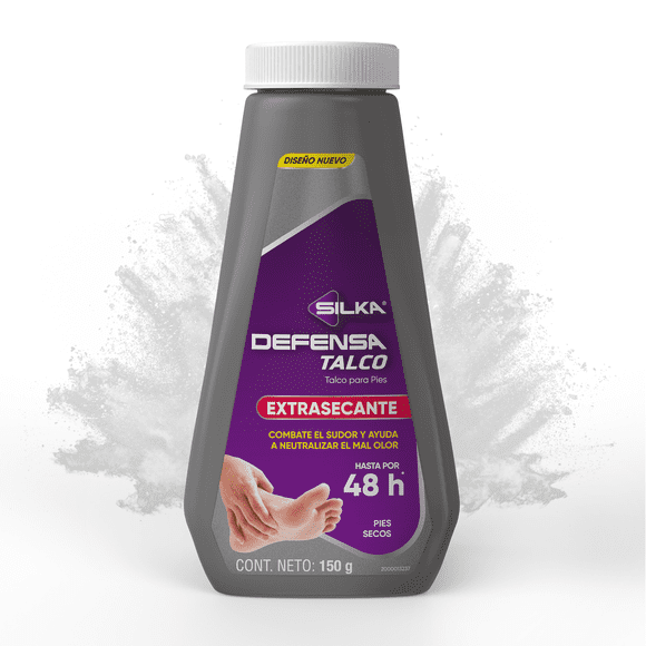 Talco para pies Silkamedic defensa extrasecante 150 g