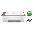 thumbnail image 1 of H-P DeskJet 27_Series Printer, All-in-One Color Inkjet Printer, Print Copy Scan, Wireless USB Connectivity, Mobile Printing, up to 9ppm, 4800 x 1200 dpi, with MTC Printer Cable and File Folders, 1 of 5