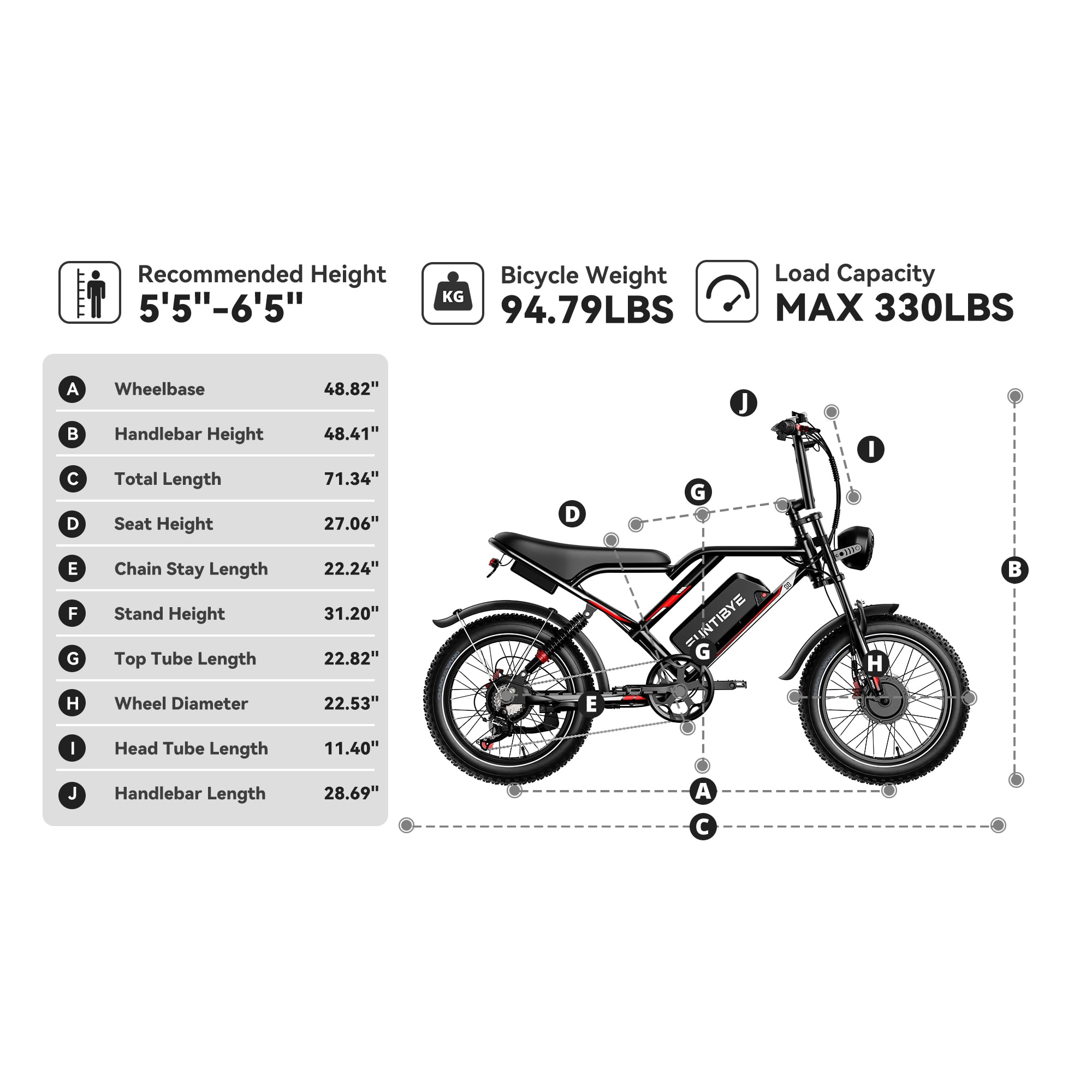 SUNTIBYE S8 2Pcs Electric Bike,Dual Motor Peak 3000W Ebike ,20"x4" Fat Tire Mountain Bike,7-Speed 48V 25AH UL2849