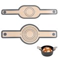 thumbnail image 1 of Dutch Oven Liner Silicone Baking Mat, Reusable Silicone With Even Heat Distribution And Long Handle Design For Safe And Easy Dough Transfer In Your Kitchen (2Pcs), 1 of 6