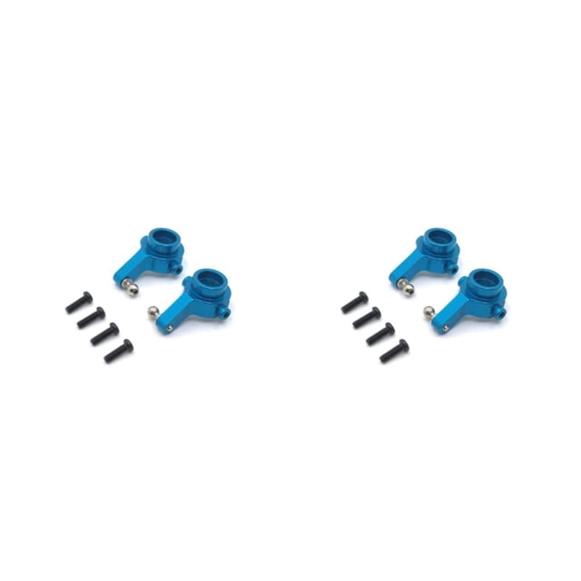 Vogacara 2 piezas RC Car Steering Cup Vehículo Copas delanteras Automóvil Juguete Accesorios modificados Reemplazo para WL Toy A949 Azul Azul 2piezas