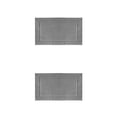 thumbnail image 1 of Matsuzay Tapete de algodón blanco y cómodo para el piso de la ducha y el hilo de algodón importado es gris polar gris 2piezas, 1 of 6