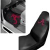 NCAA Alabama 2 pc Front Floor Mats and Alabama Car Seat Cover Value Bundle