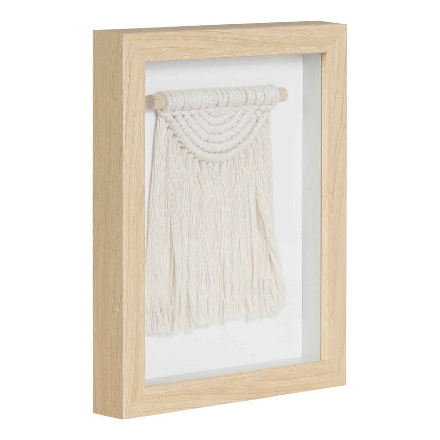 hometrends Woven Macrame Design 3 Framed Art