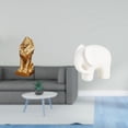 thumbnail image 2 of Escultura de león y de cerámica, estatua coleccionable de animal, figura artística, adorno decorativo para oficina, hogar, estantería, mesa,, 2 of 8