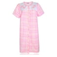 thumbnail image 5 of JEFFRICO House Dresses for Women with Pockets - Lightweight Breathable Short Sleeve Muumuu & Nightgowns - Snap Front Housecoat and Dusters for Women, 5 of 7