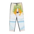 thumbnail image 4 of Daiia Corgi In The Shower Cap Bathing Women's Sleep Pant with Pockets and Drawstring,Pajama Pants-Large, 4 of 9
