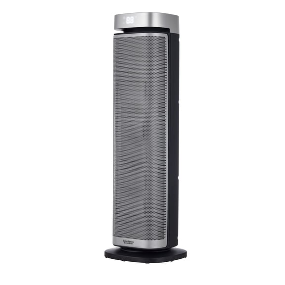 Better Homes & Gardens 23-inch Black Tower Heater with Adjustable Thermostat