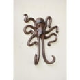 thumbnail image 3 of Kalalou Cast Iron Wall Coat Hook, 5.5" x  6", Brown, 3 of 3