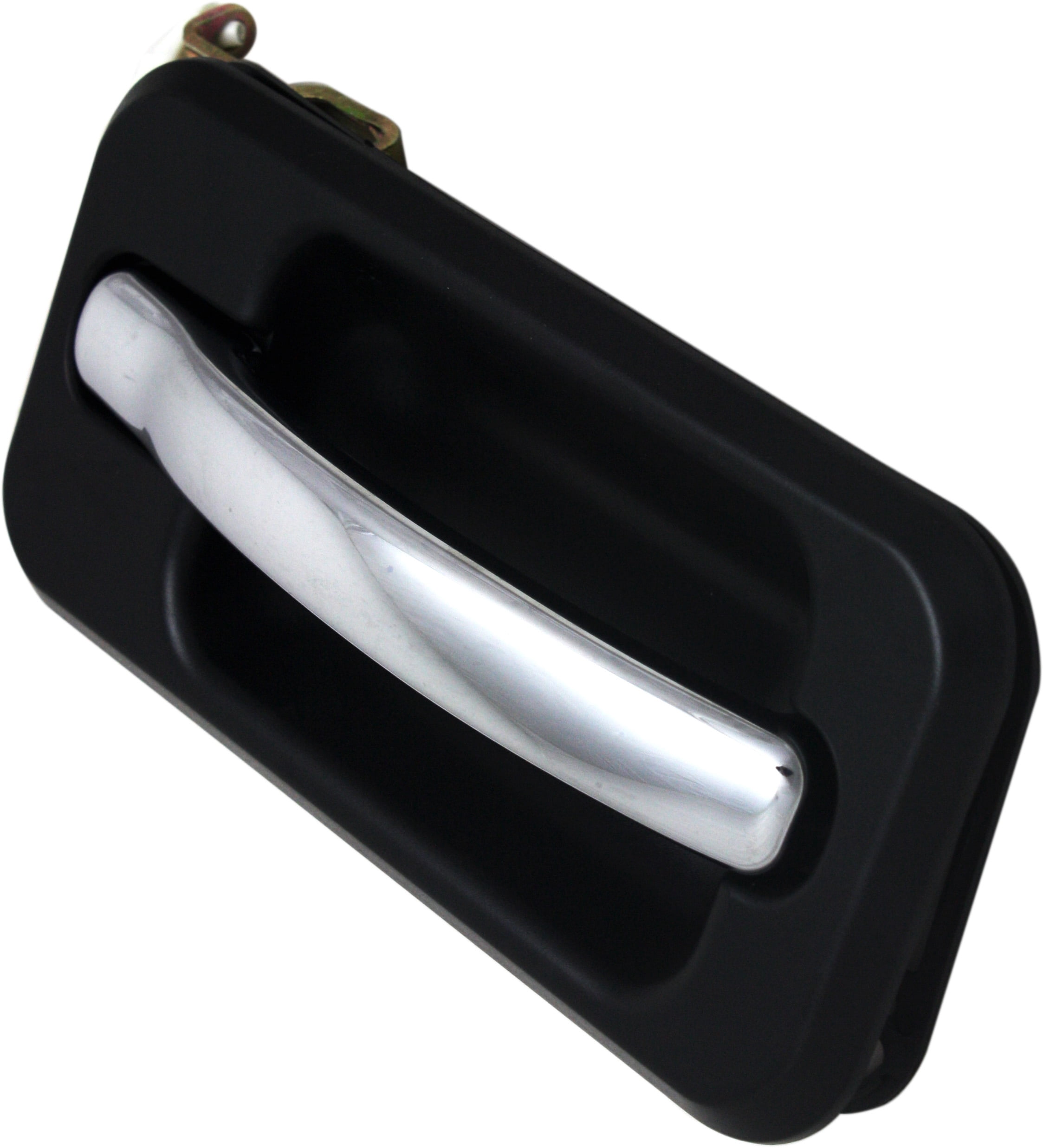 Replacement REPH462131 Exterior Door Handle Compatible with 2003-2009 Hummer H2 Front, Right Passenger Black bezel with chrome lever