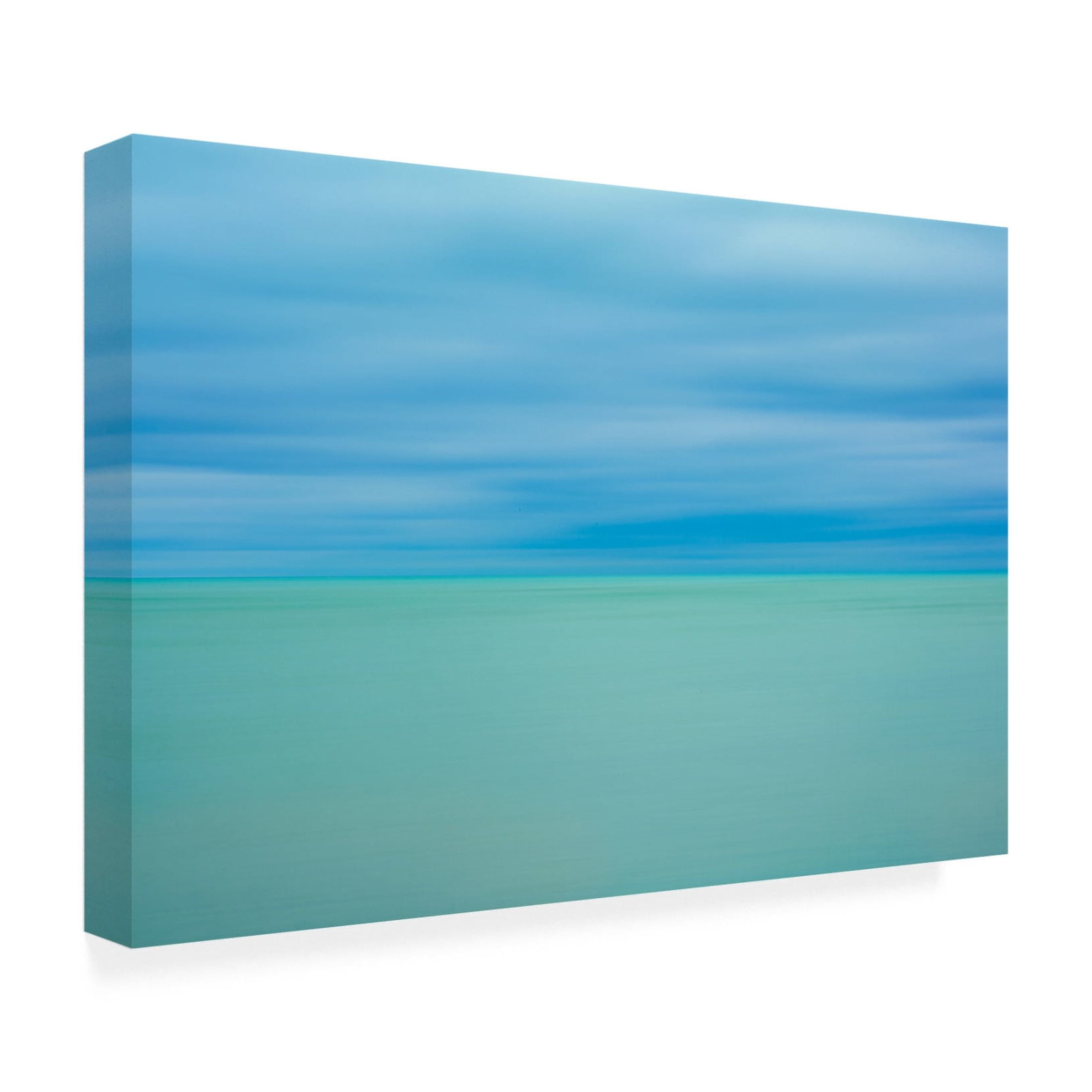 Canvas Wall Art - Susan Merritt 'Calm Waters' Wall Art for Living Room, Bedroom, or Office Décor by Trademark Fine Art - 47 x 30 Inches