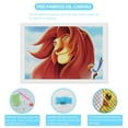 thumbnail image 3 of The Lion King Diamond Art Kits for Adults Diamond Art Gem Art Painting Full Drill Round Art Gem Painting Kit for Home Wall Decor, 3 of 6