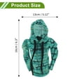 thumbnail image 4 of Unique Bargains Gear Shift Knob Cover Car Shift Knob Hoodie Green Polyester 6.3"x5.12" Digital Printing, 4 of 6