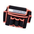 thumbnail image 3 of jinwen Electricien Sac à Outils Réglable Ceinture Pochette de Rangement pour Outil de Jardinage Orange, 3 of 9