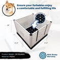 thumbnail image 6 of EZwhelp EZclassic 38" x 38" Puppy Dog Whelping Box Playpen w/Rails & Liner, 6 of 12