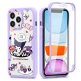 thumbnail image 1 of Sanrio Kuromi My Melody 360 funda completa para iPhone 7 8 14 Plus X Xs XR 13 Mini 12 11 Pro Max SE3 2022 SE 2020 PC trasera + cubierta frontal xuanjing  unisex, 1 of 2