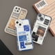 thumbnail image 3 of ins Sello Estilo Transparente Suave Caso Adecuado Para iPhone 13 13pro 13prm 11 7Plus 8Plus Xr XS 13 12 Pro MaxTPU Teléfono, 3 of 4