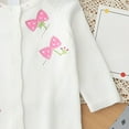 thumbnail image 6 of HCNTES Toddler Girl Sweater Strawberry Cardigan Knit Sweater Girl Fall Winter Clothes Sweater Cute Tops(12-18 Months,G10-White), 6 of 6