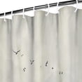 thumbnail image 4 of Small Stall Shower Curtain 36x72 Inch Shower Curtains for Bathroom Natural Shower Curtain Set Misty Forest Foggy Mountain Trees Birds Bath Curtain Waterproof Grey, 4 of 4